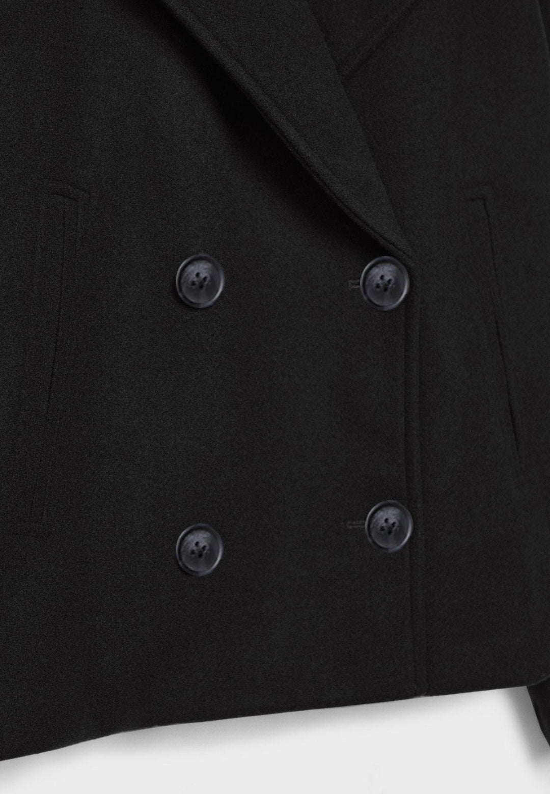 Luvik | Jakke Kort Dobbeltknapp Stilig Yttertøy