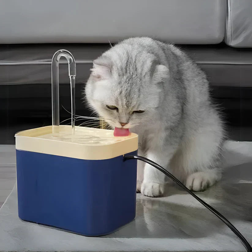 Stille Automatisk Vannfontene for Katter - PureFlow Luvikno