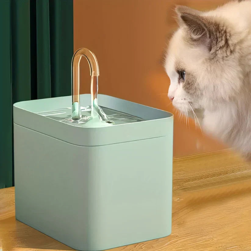 Stille Automatisk Vannfontene for Katter - PureFlow Luvikno