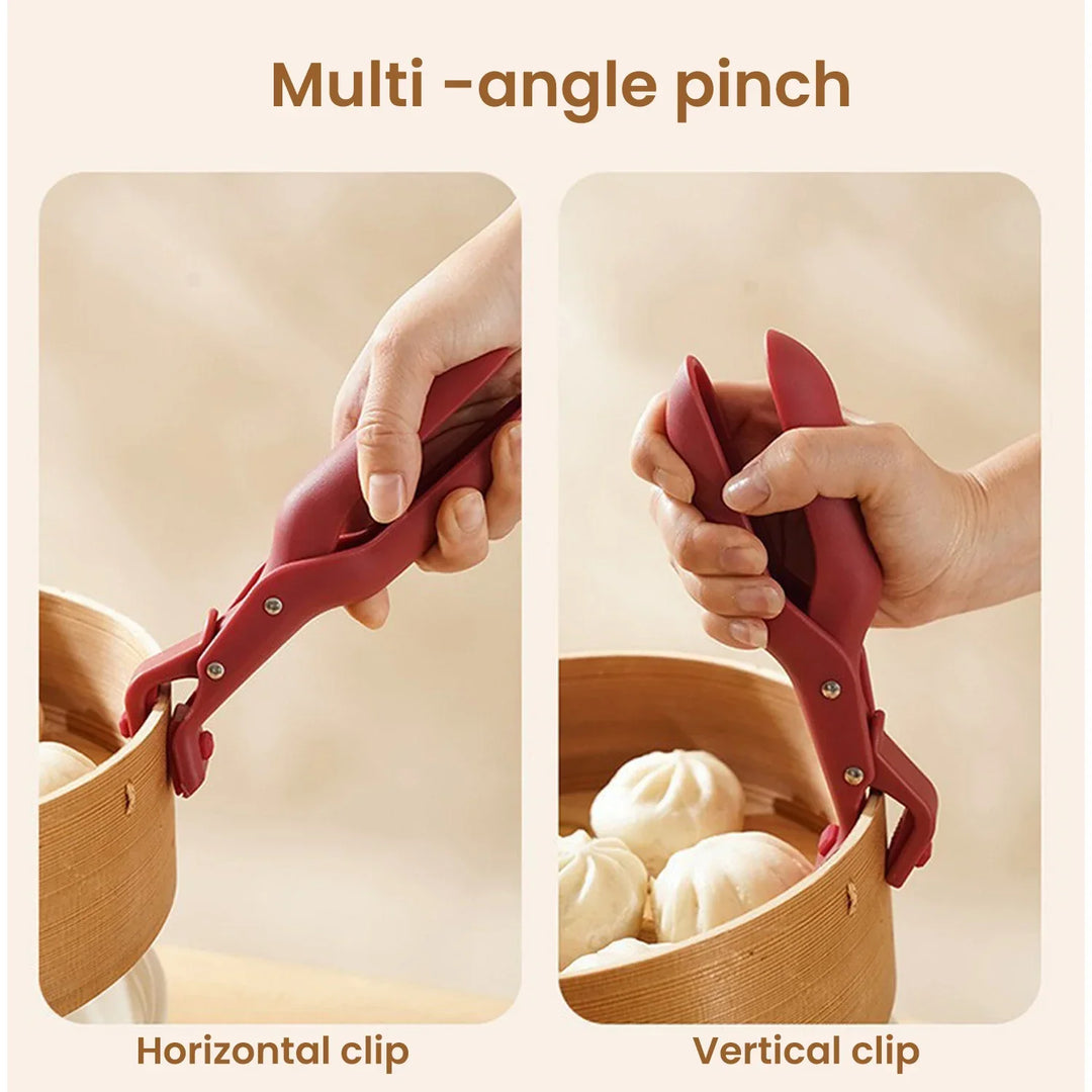 Silicone Anti-Scald Clip Heat Resistant Plate Bowl Lifter Pot Holder | Luvikno