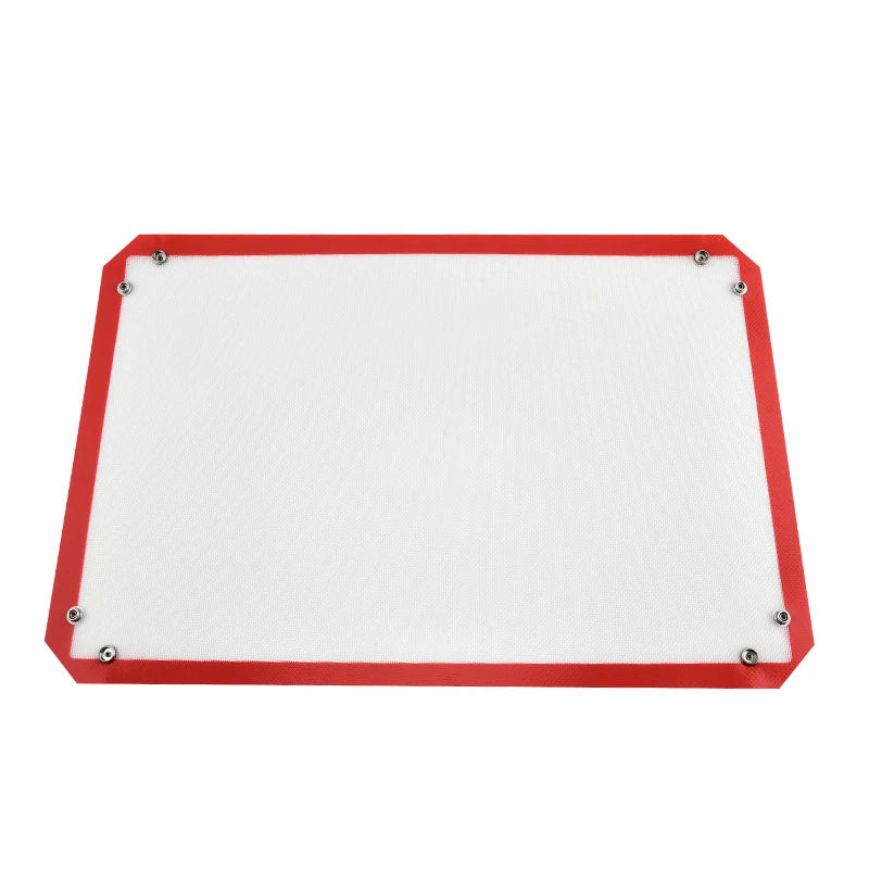 Silikon BakeMatte med Knapp Non-Stick Gjenbrukbar Varmeresistent Liner | Luvikno