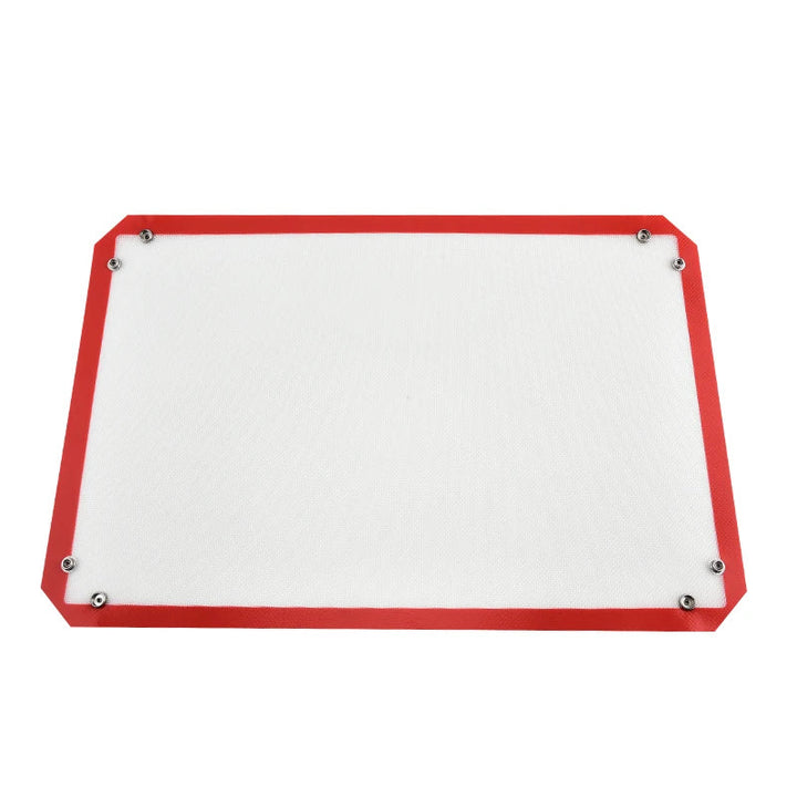 Silikon BakeMatte med Knapp Non-Stick Gjenbrukbar Varmeresistent Liner | Luvikno