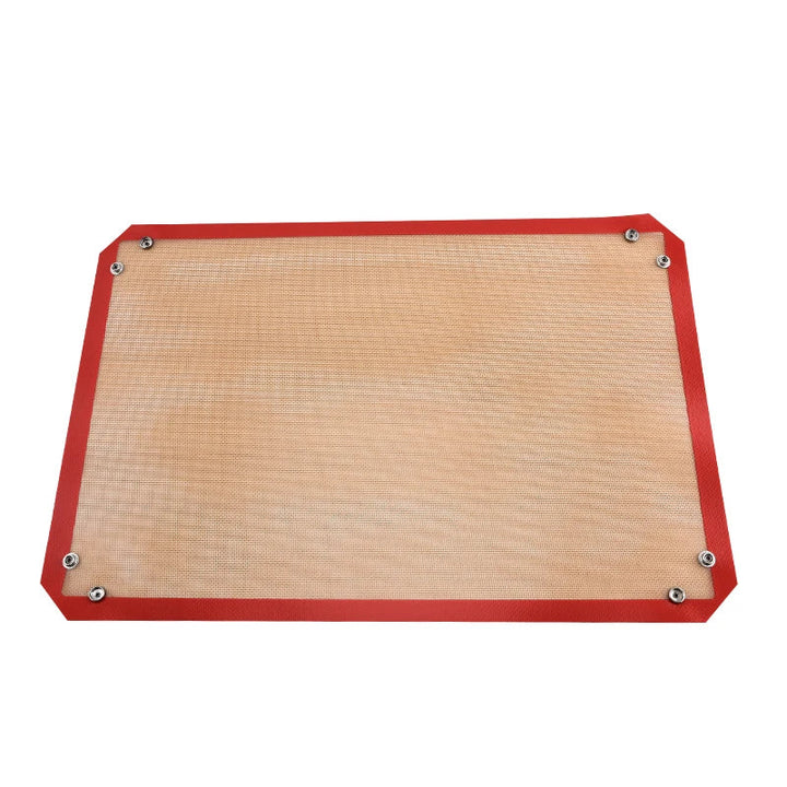 Silikon BakeMatte med Knapp Non-Stick Gjenbrukbar Varmeresistent Liner | Luvikno