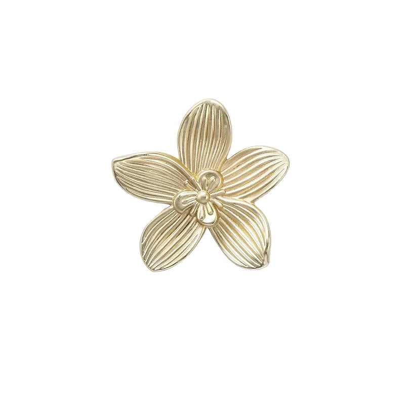 Single Hole Creative Petal Cabinet Knobs Furniture Handles Drawer Pull | Luvikno