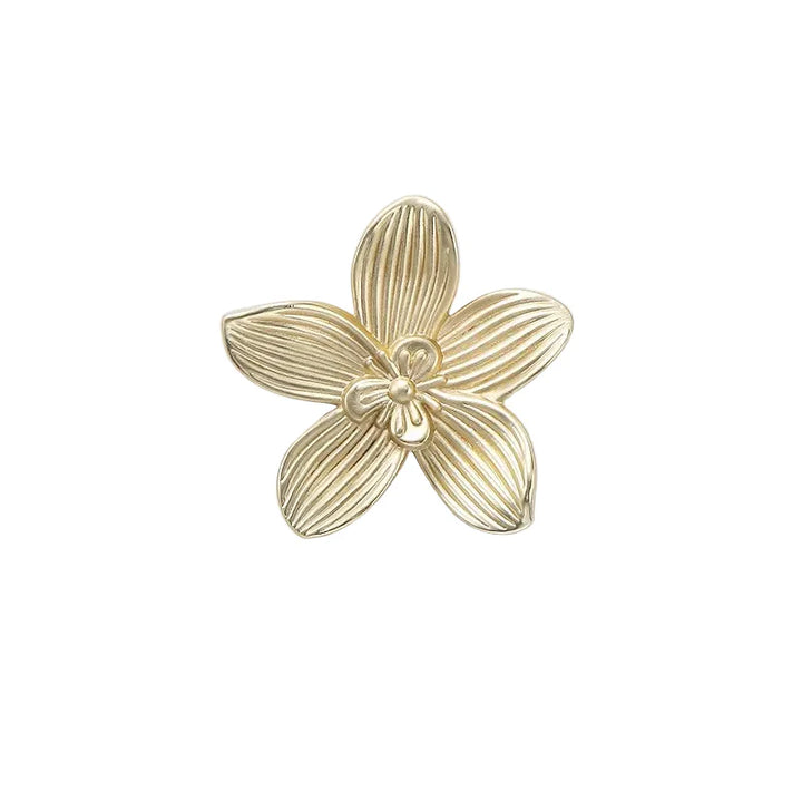 Single Hole Creative Petal Cabinet Knobs Furniture Handles Drawer Pull | Luvikno