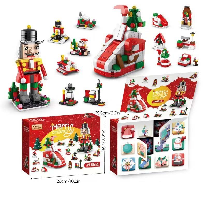 BuildJoy - Festlige Byggeklosser Adventskalender Luvikno