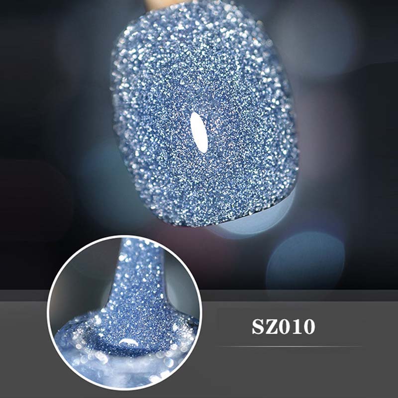 Glitter og diamant neglelakk (8ml) | Luvikno