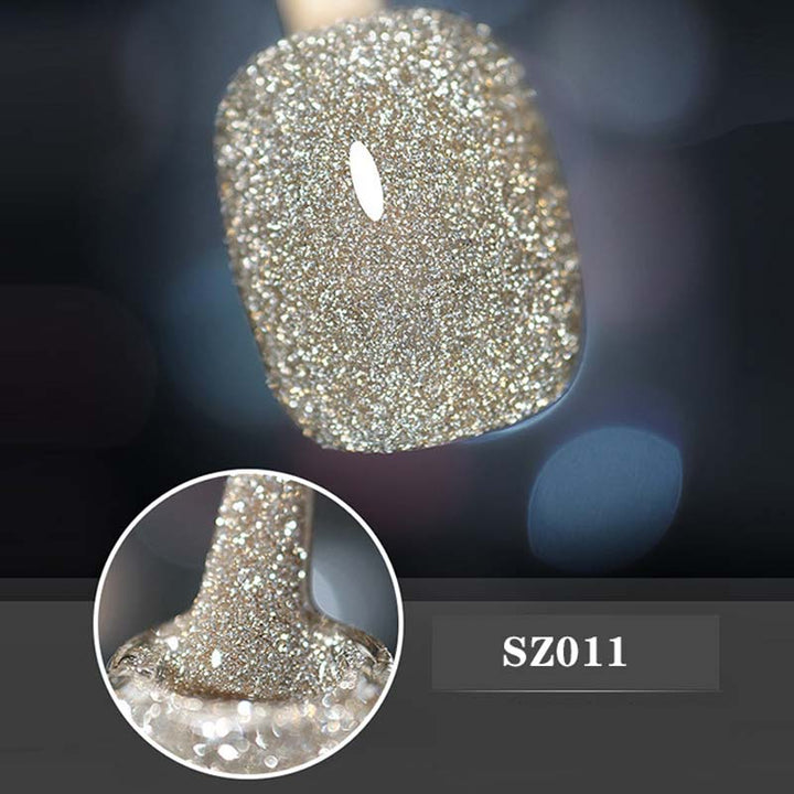 Høy tetthet glitter neglelakk gel | Luvikno