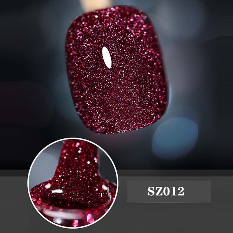 Glitter og diamant neglelakk (8ml) | Luvikno