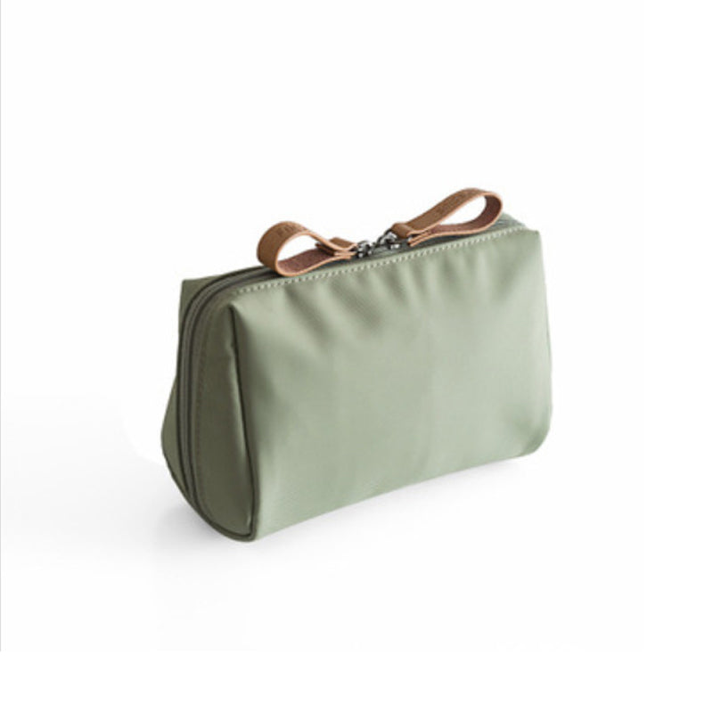 Solid Color Cosmetic Case with Double Zipper | Luvikno
