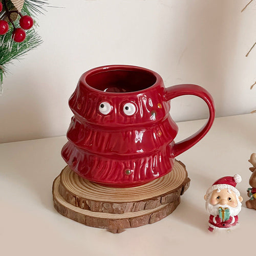 Kreativ Store Big Eyes Juletrad Mug | Luvikno