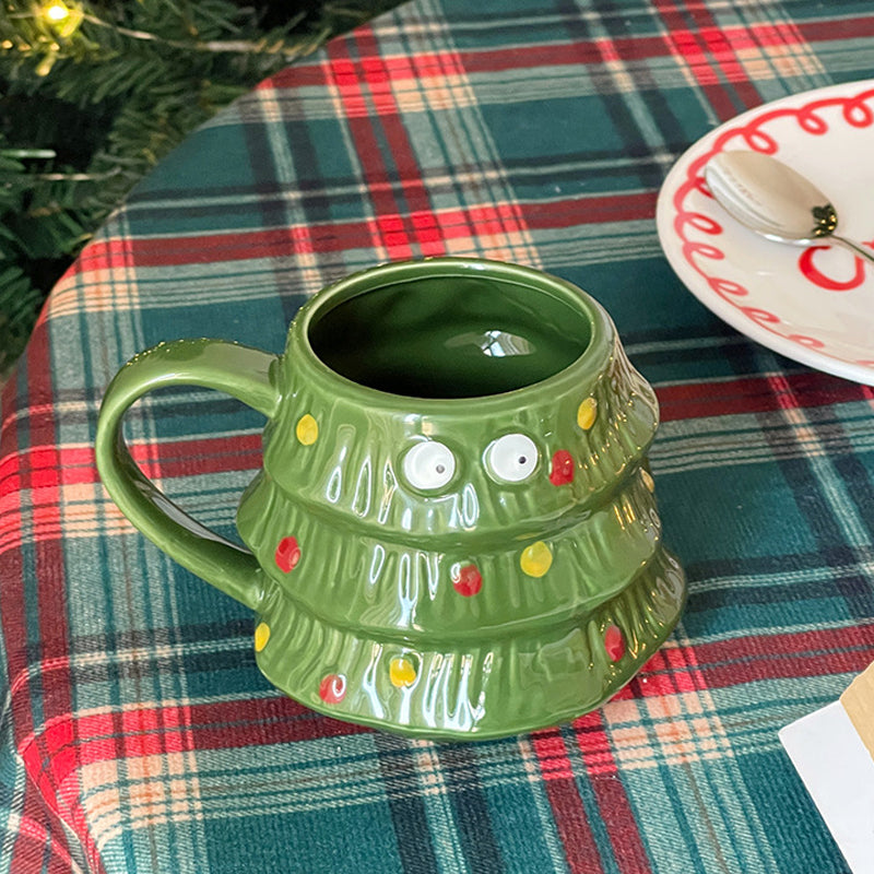 Kreativ Store Big Eyes Juletrad Mug | Luvikno