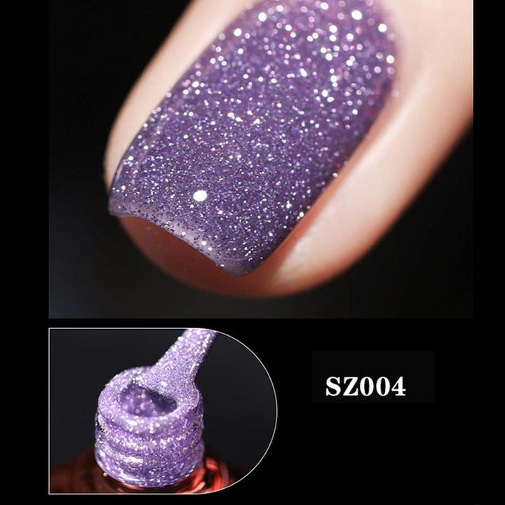 Høy tetthet glitter neglelakk gel | Luvikno