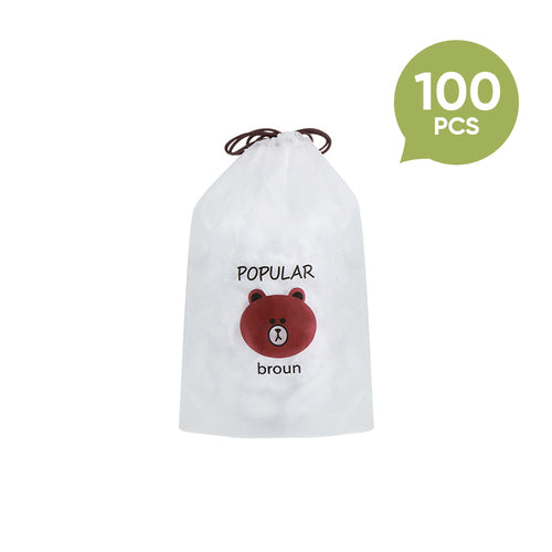 Engangs plastfolie dekke (100 STK/ 1 SETT) | Luvikno