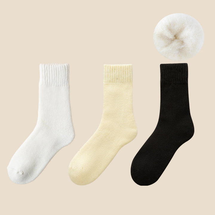 Luvikno | Cozy Unisex Vinter Termiske Sokker laget av Fløyel