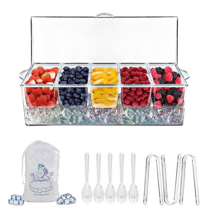 Ice Chilled Condiment Tray Set | Luvikno