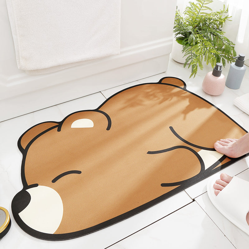 Cartoon Super Absorberende Antiskli Gulvmatte for Bad | Luvikno