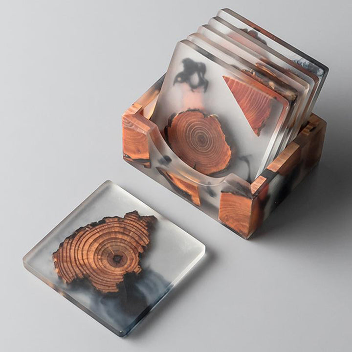 Harz Pine Drink Coaster | Luvikno