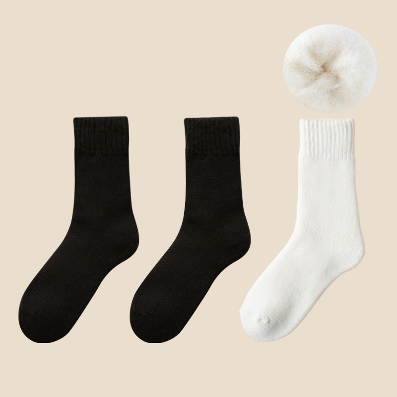 Luvikno | Cozy Unisex Vinter Termiske Sokker laget av Fløyel