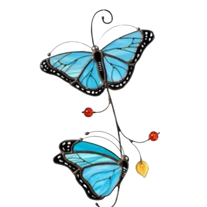 Flekkete Monarch Butterfly Glass Window Decor | Luvikno