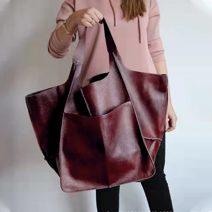Luvikno | Kvinne oversized lær vesker