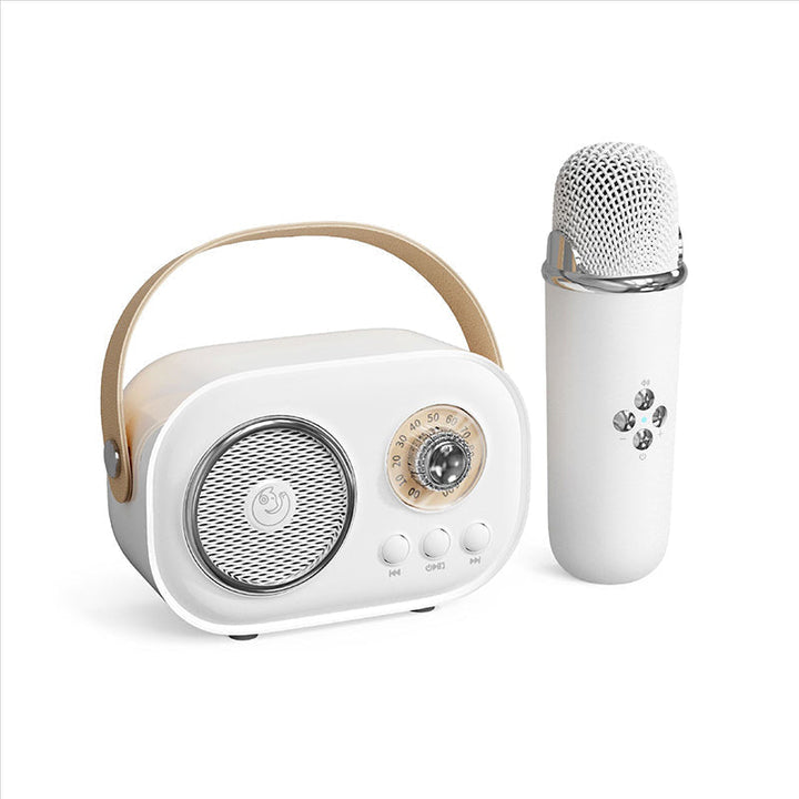 Bærbar Bluetooth-høyttaler med trådløs mikrofon | Luvikno