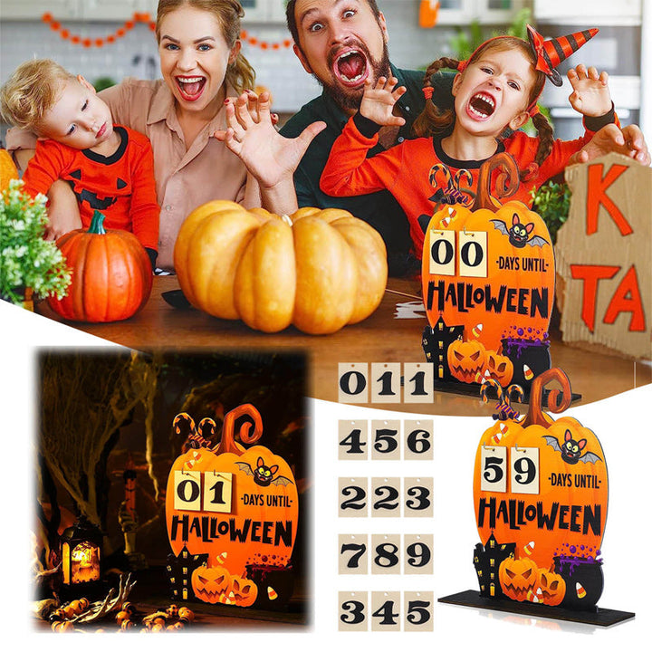 Wood Halloween Advent Calendar | luvikno