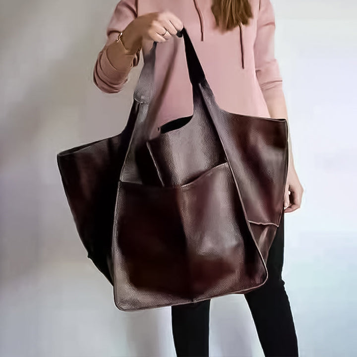 Luvikno | Kvinne oversized lær vesker