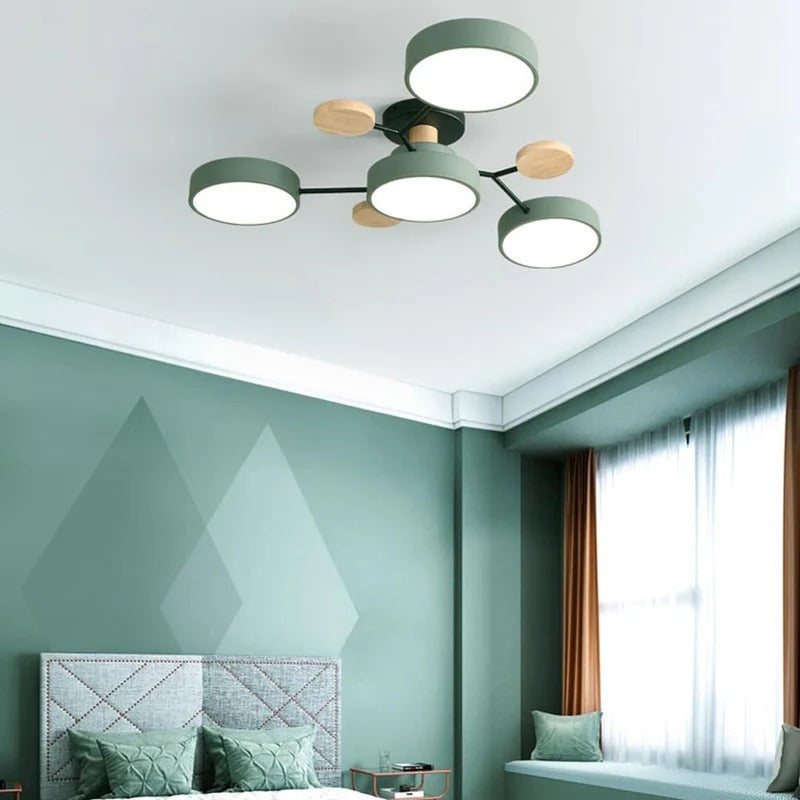 Moderne LED Taklampe Flush Mount Luvikno