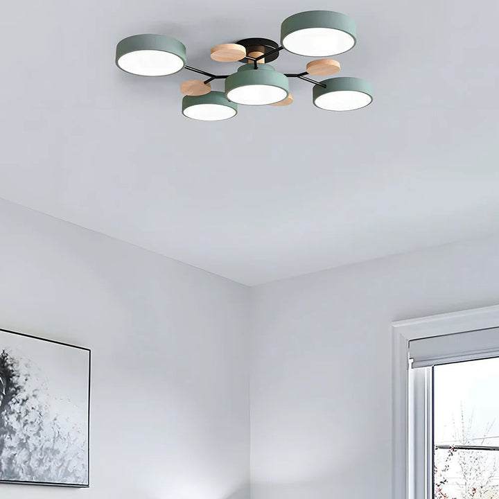 Moderne LED Taklampe Flush Mount Luvikno