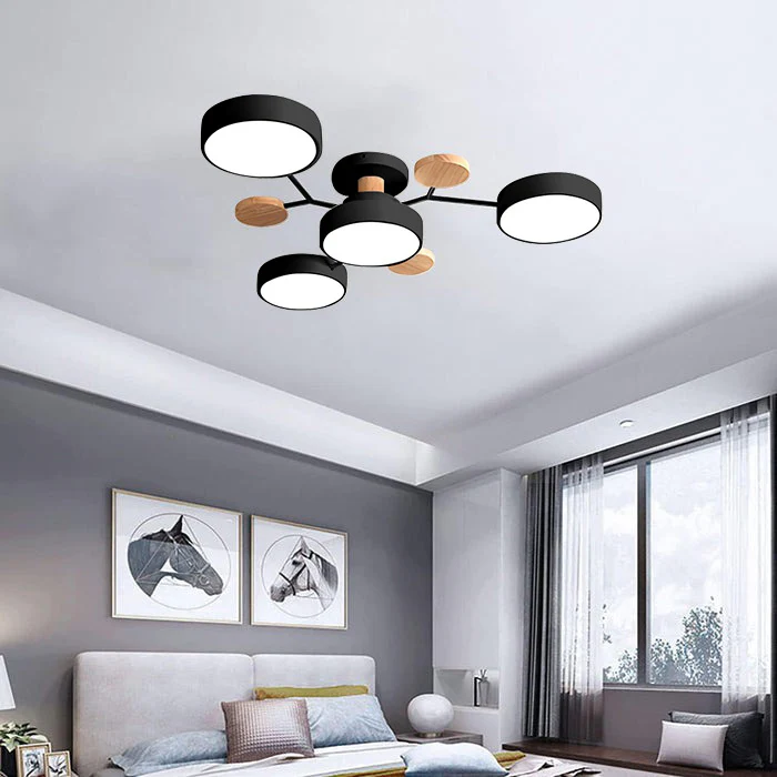 Moderne LED Taklampe Flush Mount Luvikno