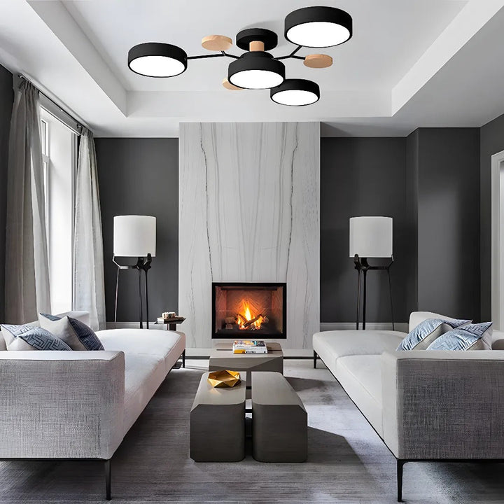 LED Moderne Taklampe Luvikno