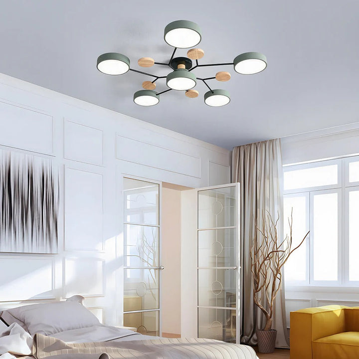 Moderne Innfelt LED Taklampe Luvikno