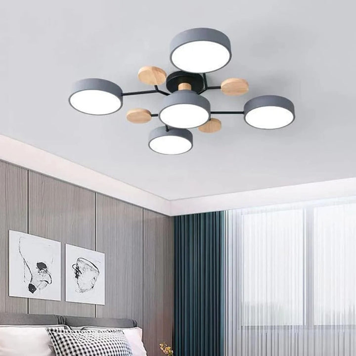 Moderne Innfelt LED Taklampe Luvikno