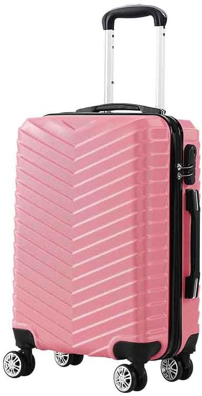 Hard Shell Carry-On Bagasje med Lås & Spinner Hjul – Rosemont | Luvikno