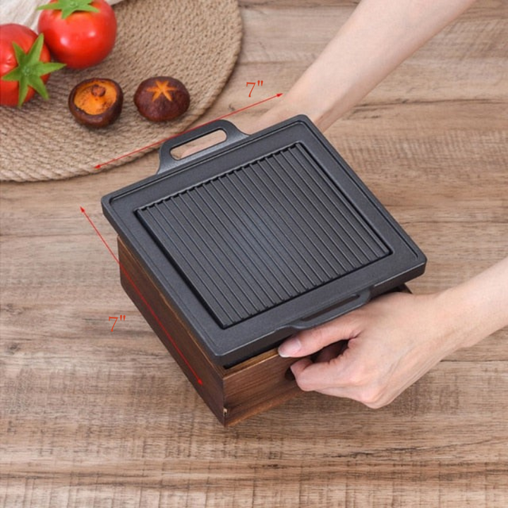 Røykfri Bærbar Grill Kull Husstand Non-stick BBQ | Luvikno