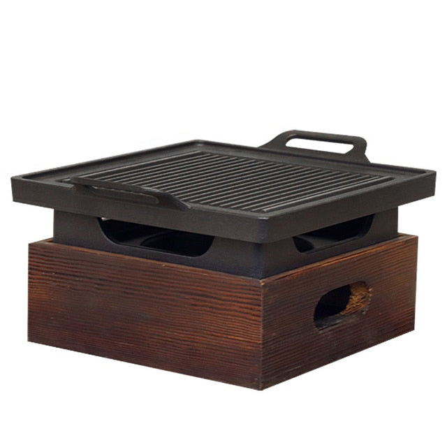 Røykfri Bærbar Grill Kull Husstand Non-stick BBQ | Luvikno