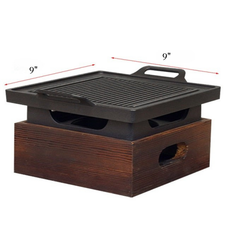 Røykfri Bærbar Grill Kull Husstand Non-stick BBQ | Luvikno