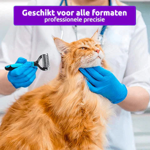 SmoothGroom Dobbeltsidig Kjæledyrbørste Comb Luvikno