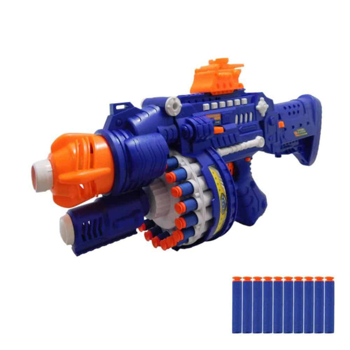 Fuldautomatisk myk kulepistol inkl. 40 piler/darter | Luvikno