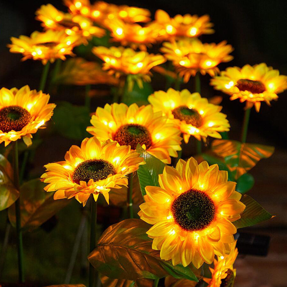 Solar-Solblomst-Hage-Lampe 80 cm | Luvikno