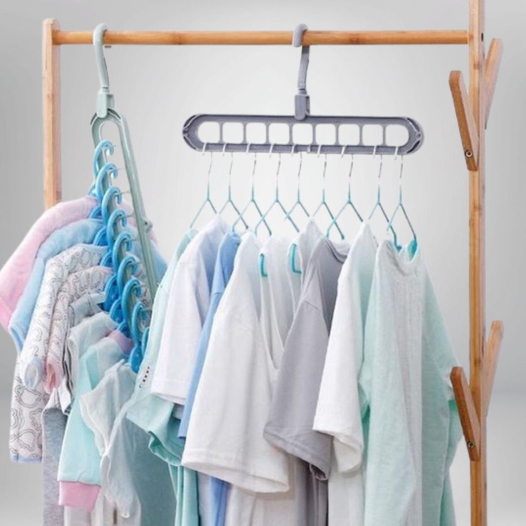 Kleshengerorganisator plassbesparende rack 2-delt sett | Luvikno