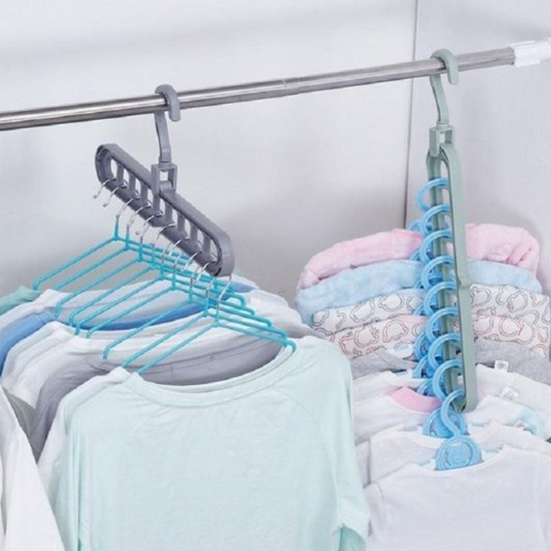 Kleshengerorganisator plassbesparende rack 2-delt sett | Luvikno
