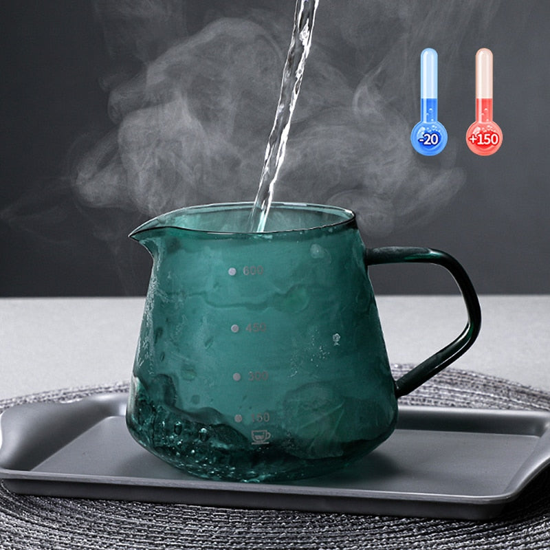 Specialized Coffeeware Kit Pour Over Coffee Glass Sharing Pot | Luvikno