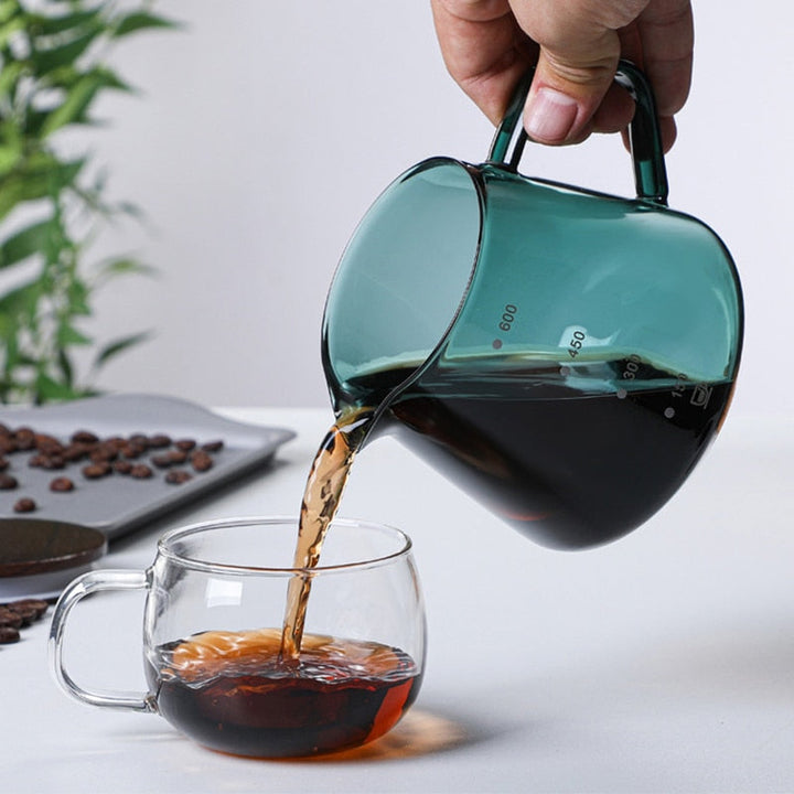 Specialized Coffeeware Kit Pour Over Coffee Glass Sharing Pot | Luvikno