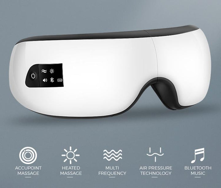 Smart Eye Massager - Varmende Massasje Briller (Sovemaske) | Luvikno