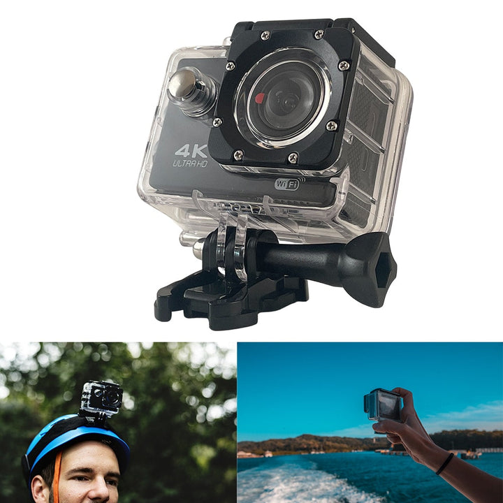 Actionkamera med vanntett etui - 4K - 16.0 Mega Pixel | Luvikno