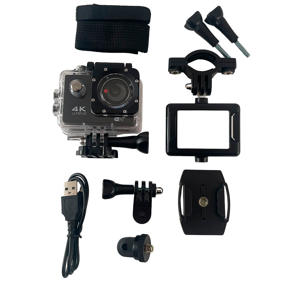 Actionkamera med vanntett etui - 4K - 16.0 Mega Pixel | Luvikno