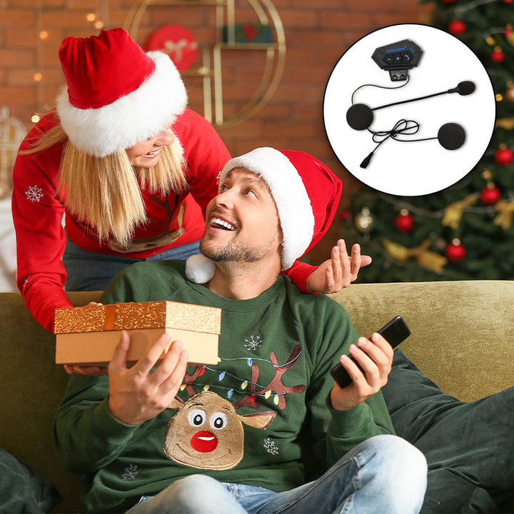 Luvikno | BT12 Motorsykkelhjelm Bluetooth Hodesett
