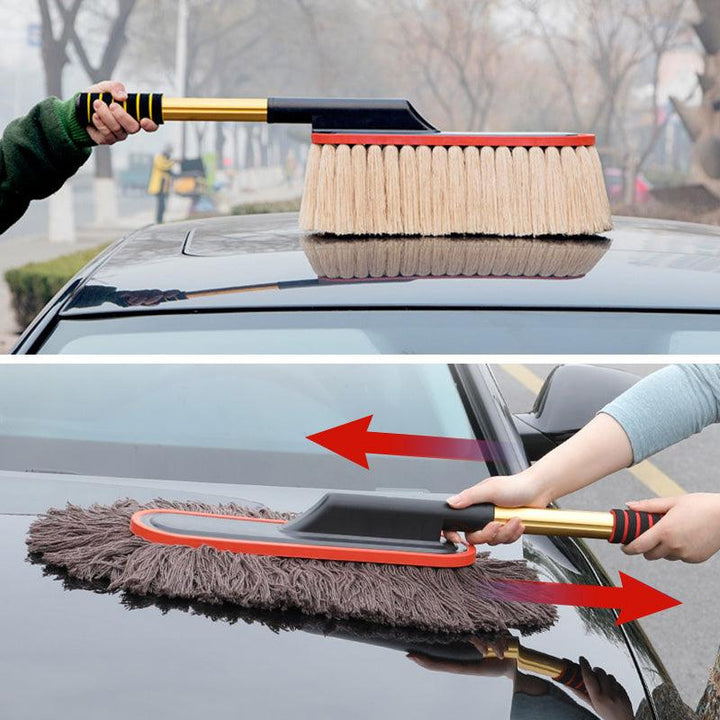 Luvikno | Elegant | Auto Duster med teleskopisk håndtak - Effektiv rengjøring - Praktisk design - Lett å lagre
